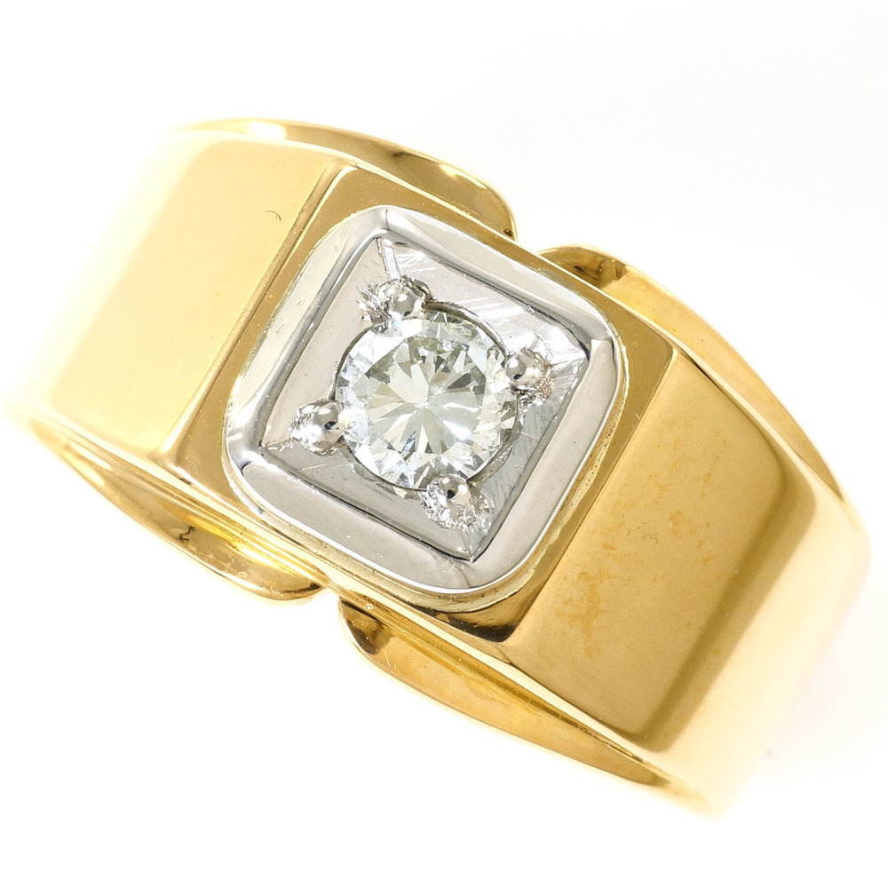 VINTAGE 18k Gold Diamond Ring